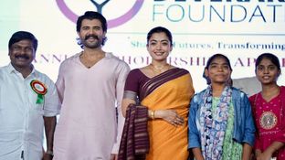 ஏங்க முறுக்கு மீசை இறங்கிடுச்சு.. உடனே கணவர் விஜய் தேவரகொண்டாவுக்கு ராஷ்மிகா செய்ததை பாருங்க