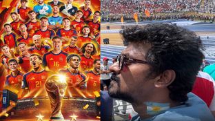 FIFA Final - ஸ்பெயின் Vs அர்ஜென்டினா இறுதி போட்டி.. நேரில் பார்த்த கோலிவுட் பிரபலங்கள் FIFA Final - ஸ்பெயின் Vs அர்ஜென்டினா இறுதி போட்டி.. நேரில் பார்த்த கோலிவுட் பிரபலங்கள்