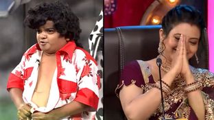 ఇంద్రజ మాటలకు నటుడు సీరియస్.. స్టేజ్ మీదే షర్ట్ విప్పేసి... ఇంద్రజ మాటలకు నటుడు సీరియస్.. స్టేజ్ మీదే షర్ట్ విప్పేసి...