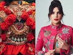प्रियंका चोपड़ा की ड्रेस पर मां काली की तस्वीर, वायरल हुई Photo