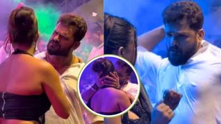 स्टेज पर एक्ट्रेस को देख बेकाबू हुए खेसारी लाल, डांस के बहाने की ऐसी हरकत, VIDEO देख घूम गया फैन्स का सिर... 