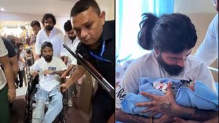 व्हीलचेयर पर बैठ बच्चे से मिलने पहुंचें अनुराग डोभाल, बेटे को गले लगाकर फूट-फूटकर रोए...