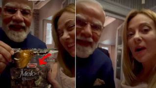 Meloni को 'Melody' गिफ्ट करते पीएम मोदी का मजेदार Video Viral, खिलखिलाकर हंसी इटली की प्रधानमंत्री