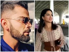 ക്രിക്കറ്റ് മാച്ച് വിട്ട് വീരാട് കോലി സണ്ണി ലിയോണിനൊപ്പം! ഭാര്യയെ പോലെ ഭര്‍ത്താവിനും അപരൻ! കാണൂ