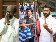 താരജാഡകളില്ലാതെ സൂപ്പര്‍ താരങ്ങള്‍ എത്തി! വരിയില്‍ നിന്ന് വോട്ട് ചെയ്ത് തമിഴ് സിനിമാ ലോകവും! കാണൂ