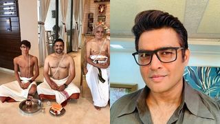  ഒന്നല്ല മൂന്ന് ആഘോഷങ്ങള്‍! സന്തോഷവും ഇരട്ടിയാണ്! പരമ്പരാഗത വേഷത്തിലുള്ള ചിത്രം പങ്കുവെച്ച് മാധവന്‍!