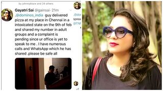   ഫോണ്‍ നമ്പര്‍ അശ്ലീല വാട്‌സ് ആപ്പ് ഗ്രൂപ്പില്‍ ഷെയര്‍ ചെയ്തു, പിസ ബോയിക്ക് എതിരെ  നടി  ഗായത്രി