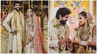 ആളും തിരക്കുമില്ല, ആര്‍ഭാടങ്ങളൊട്ടും കുറയാതെ റാണയുടെ കല്യാണം. ഫോട്ടോകളിതാ