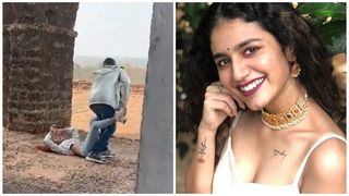 ചാട്ടം പിഴച്ച് നിലത്ത് വീണ് പ്രിയാ വാര്യര്‍, അഡാറ് ലവ് താരത്തിന്‌റെ വൈറല്‍ വീഡിയോ