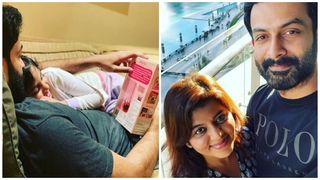 ഒളിഞ്ഞിരിക്കുന്ന വാക്കുകള്‍ തേടി അല്ലിയും ഡാഡയും; സുന്ദര ചിത്രം പങ്കുവച്ച് സുപ്രിയ
