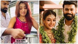 വിവാഹത്തിന് പിന്നാലെ വീട് പാലുകാച്ചല്‍ നടത്തി ദുര്‍ഗയും അര്‍ജുനും, വീഡിയോ പങ്കുവെച്ച് നടി