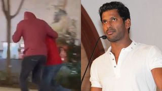 രഹസ്യ കാമുകിയുമായി കറക്കം?; കെെയോടെ പൊക്കി; തല മറച്ച് ഓടി നടൻ വിശാൽ