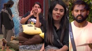 'ജാസ്മിൻ ബാത്ത്റൂമിൽ ചെരുപ്പിടാതെ പോകുന്നു... സോഫയിൽ കാലുവെച്ച് ഇരിക്കുന്നു, ടിഷ്യു പേപ്പറുകൾ വലിച്ചിടുന്നു'