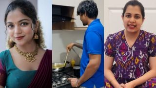 അവിടെ രാജയോ​ഗം... എല്ലാത്തിനും അച്ഛനും അമ്മയും, ഇവിടെ ഹൻസികയ്ക്ക് ഭക്ഷണം തയ്യാറാക്കുന്നതും അശ്വിൻ; വീഡിയോ