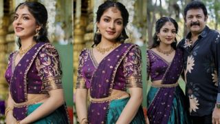 ദേവസേനയെപ്പോലെ... എന്തൊരു സുന്ദരിയാണ്; ഇഷാനിക്ക് അച്ഛന്റെ വക കോംപ്ലിമെന്റ്, ഇങ്ങനെ പറയുന്ന അച്ഛന്മാരുണ്ടോ?