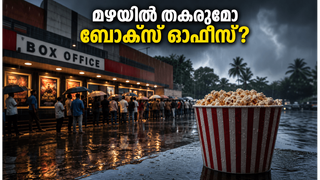 കനത്ത മഴയിൽ കേരള ബോക്സ് ഓഫീസ്; വമ്പൻ ചിത്രങ്ങളുടെ ഗതിയെന്ത്?