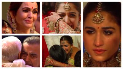 Ambani's Video: अनंत अंबानी से शादी कर बुरी तरह रोई थी राधिका, नीता-मुकेश अंबानी का भी फट गया कलेजा 