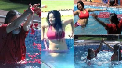 साधु ने बिकिनी पहने इस भोजपुरी हसीना के साथ पूल में की थी ऐसी हरकत? Bigg Boss के इतिहास में धब्बा है ये वीडियो