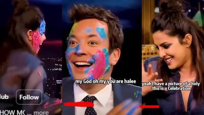 इंटरव्यू के दौरान प्रियंका चोपड़ा का 'होली' हुड़दंग, विदेशी होस्ट की कर दी ऐसी हालत, मजेदार Video