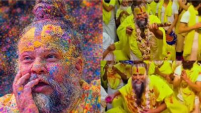 दुख-दर्द परेशानी सब भूल प्रेमानंद महाराज ने यूं खेली होली, ऐसी जबरदस्त एनर्जी देख खुला रह गया भक्तों का मुंह..