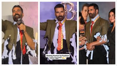 अक्षय कुमार का फटेहाल देख लोगों ने पकड़ा सर, बोले- रणवीर की एक्टिंग सीखनी थी फैशन नहीं