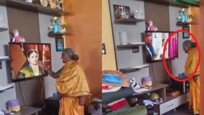 ಧಾರಾವಾಹಿಯಲ್ಲಿ ವಿಲನ್ ನೋಡಿ ಕಟಕಟಕಟ ಅಂತ ಹಲ್ಲು ಕಡಿದು ಟಿವಿಗೆ ತಿವಿದು ಶಾಪ ಹಾಕಿದ ಅಜ್ಜಿ