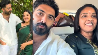 അമൃത മനസ് തുറന്ന് ചിരിച്ചു, അമ്മയോട് സ്വന്തം മകനെന്നപോലെയുള്ള പെരുമാറ്റം; ഭാവി വരൻ ഇതാണോ?; ചോദ്യങ്ങൾ!