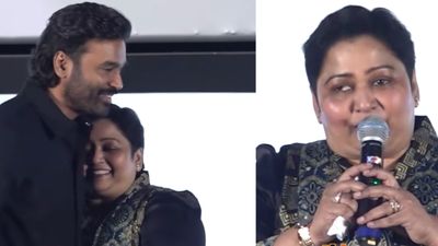  தனுஷைக் கட்டிப்பிடித்து அழுத கருணாஸ் மனைவி.. அடடே இந்த விஷயம் நல்லா இருக்கே!