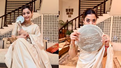 திருமணம் முடிந்த கையோடு விருது.. கமலிடம் ஆசீர்வாதம்.. நெகிழ்ந்துபோன புது பொண்ணு ராஷ்மிகா மந்தனா