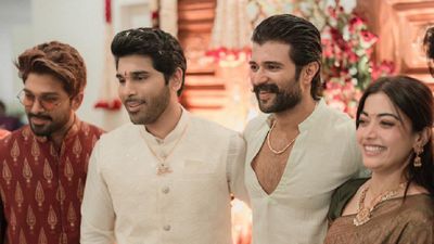 கல்யாணம் முடிந்த கையோடு ராஷ்மிகா பங்கேற்ற சுபநிகழ்ச்சி.. அல்லு சிரிஷுக்கு நடந்த பெல்லி கொடுக்கு விழா!