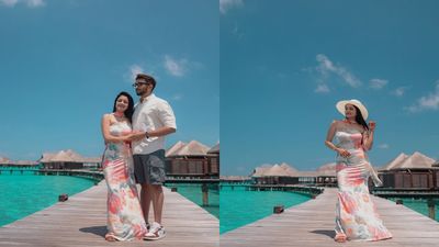 கணவருடன் ஹனிமூன் சென்ற ஜனனி.. கடற்கரையில் ஒய்யாரமாய் இருக்கும் ஜோடி.. கண்ணு பட போகுது