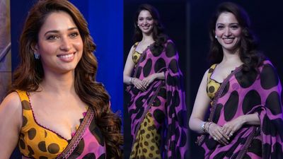 Tamannaah Bhatia: చీరకట్టులో తమన్నా భాటియా కనికట్టు.. మతిపోయేలా అందాల అరబొత