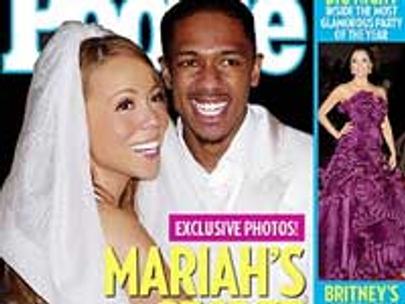 The happy couple on the cover of Intouch
