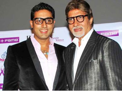 Abhishek and Amitabh Bachchan