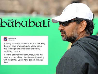Rajamouli Wraps Up War Sequence Shoot