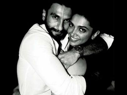 Ranveer Singh with Deepika Padukone