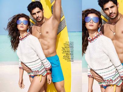 NEW SENSUOUS PICS Of Alia-Sidharth From Vogue Photoshoot