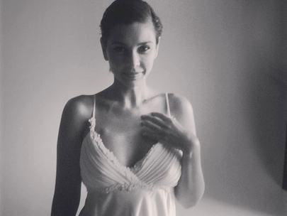Lisa Ray Hot Purple