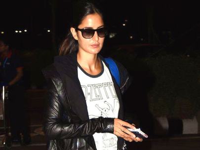 Katrina Kaif Led Zepplin Tshirt Heavy Metal Rock