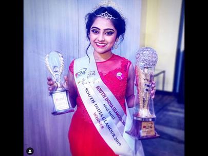Deepika Titled Miss South India Glamour!