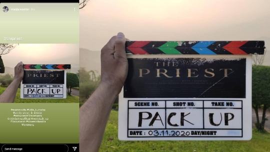 Mammootty And Manju Warriers The Priest Is Wrapped Up!