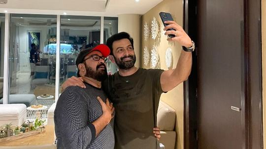 Prithviraj Sukumaran Posts A Picture With Mohanlal; What Is Cooking?