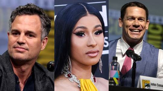 Mark Ruffalo, John Cena, Cardi B
