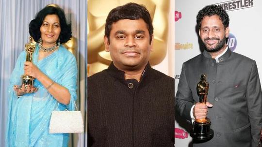 Bhanu Athaiya, A R Rahman, Resul Pookutty