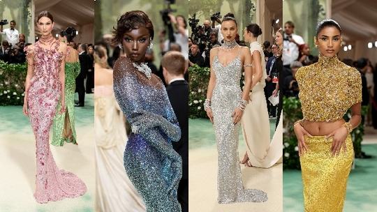 Met Gala 2024 Karlie Kloss Embodes Crystal Flower