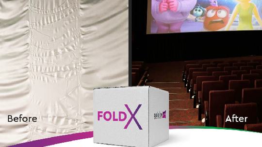 Galalite Cinema Screens Launches FoldX