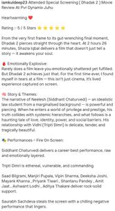 Dhadak 2 First Review Triptii Dimri