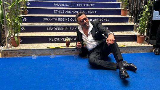 Bollywood Actor Jackie Shroff And Director Subhash Ghai