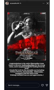 Pushpa Director Sukumar B Lauds Dhurandhar