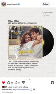 Ayushmann Khurrana Picks Aasma Aasma